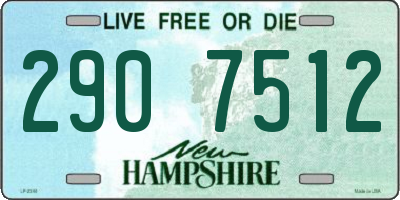 NH license plate 2907512