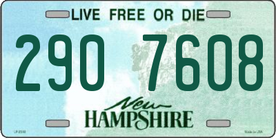 NH license plate 2907608