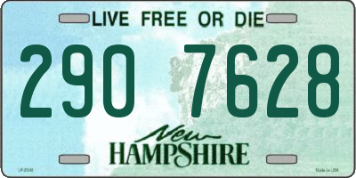 NH license plate 2907628
