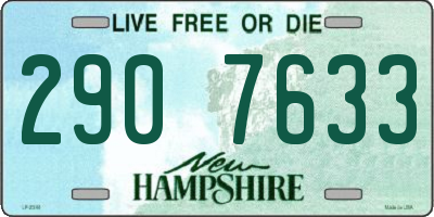 NH license plate 2907633