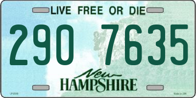 NH license plate 2907635