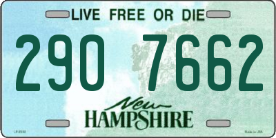 NH license plate 2907662