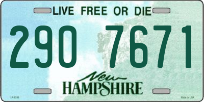 NH license plate 2907671