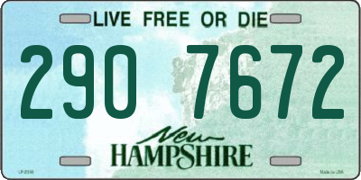 NH license plate 2907672