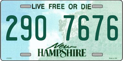 NH license plate 2907676