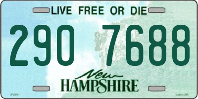 NH license plate 2907688