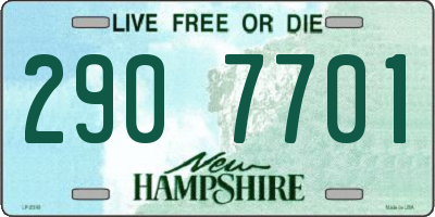 NH license plate 2907701