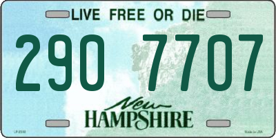 NH license plate 2907707