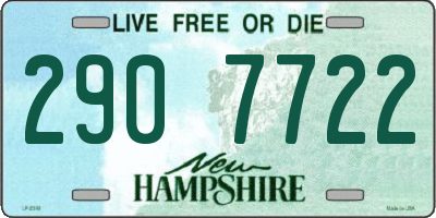 NH license plate 2907722