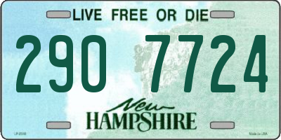 NH license plate 2907724