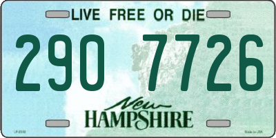 NH license plate 2907726