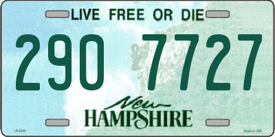 NH license plate 2907727