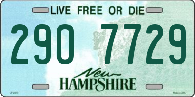 NH license plate 2907729