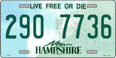 NH license plate 2907736