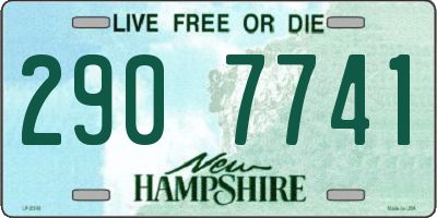 NH license plate 2907741