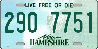NH license plate 2907751