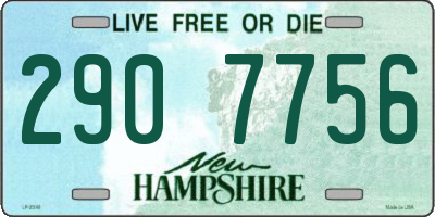 NH license plate 2907756