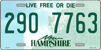 NH license plate 2907763