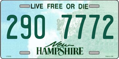 NH license plate 2907772