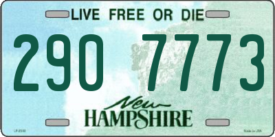 NH license plate 2907773