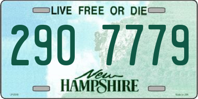 NH license plate 2907779
