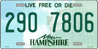 NH license plate 2907806