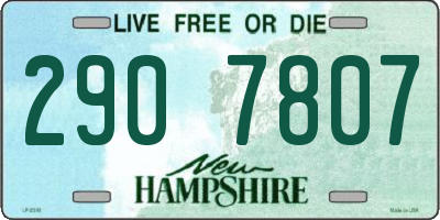 NH license plate 2907807