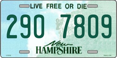 NH license plate 2907809