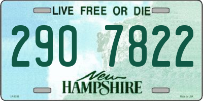NH license plate 2907822