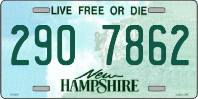NH license plate 2907862
