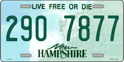 NH license plate 2907877