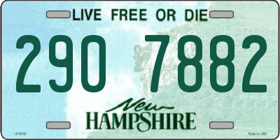 NH license plate 2907882