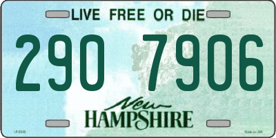 NH license plate 2907906