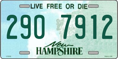 NH license plate 2907912