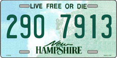 NH license plate 2907913