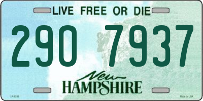 NH license plate 2907937