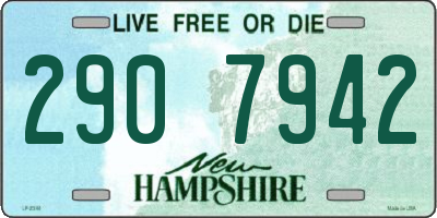 NH license plate 2907942