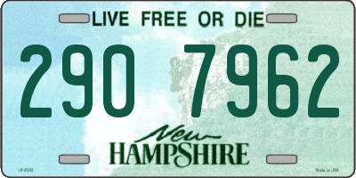 NH license plate 2907962