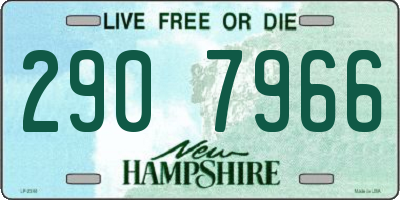 NH license plate 2907966