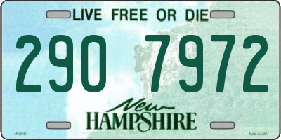 NH license plate 2907972
