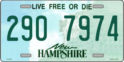 NH license plate 2907974