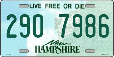 NH license plate 2907986