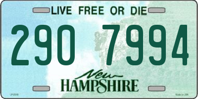 NH license plate 2907994