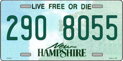NH license plate 2908055