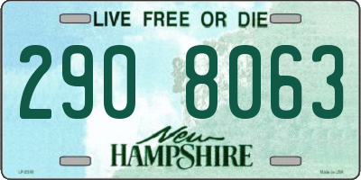NH license plate 2908063