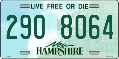 NH license plate 2908064
