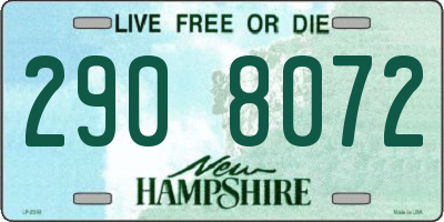 NH license plate 2908072