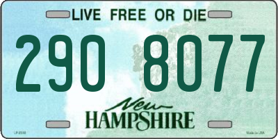 NH license plate 2908077