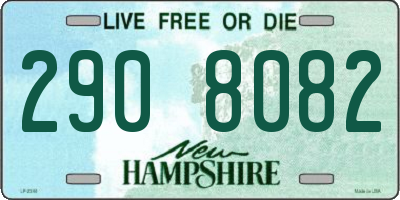 NH license plate 2908082