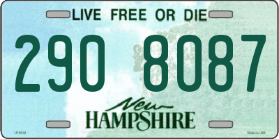 NH license plate 2908087